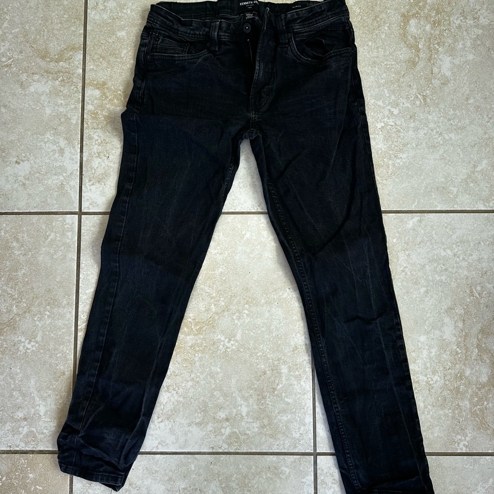 Kenneth Cole Slim Black Men's Jeans